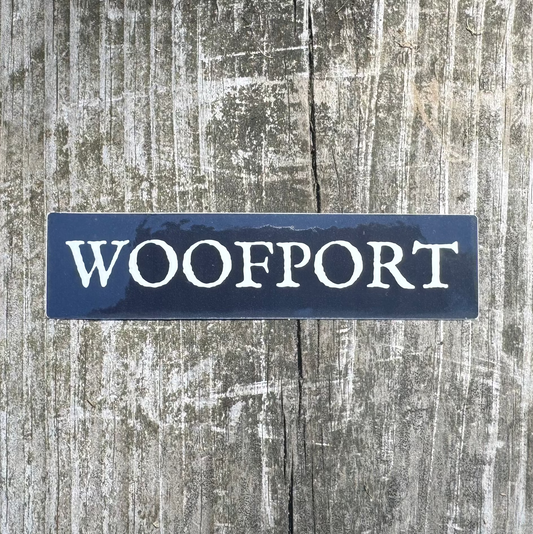 WOOFPORT Logo Sticker